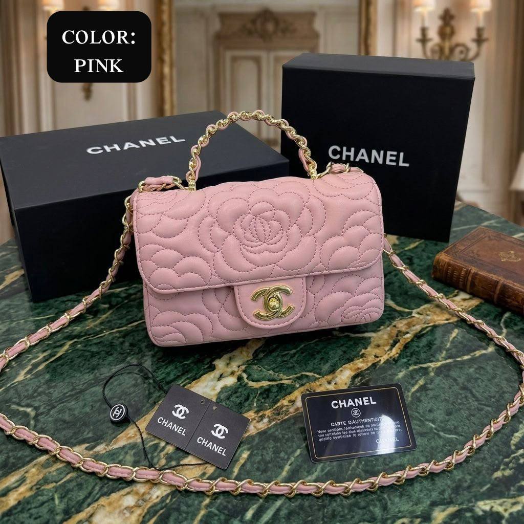 Chanel ᴛᴏᴘ ʜᴀɴᴅʟᴇ/ chain
ᴇᴍʙʀᴏɪᴅᴇᴅ ғᴏʟʟᴏᴡᴇʀ 
ɢᴏʟᴅ ʜᴀʀᴅᴡᴀʀᴇ 
ᴡɪᴛʜʙᴏx
ᴄᴀᴠɪᴀʀ 
sɪᴢᴇ:20ᴄᴍ
105 dhs🇦🇪🇦🇪

Zain56
♥️♥️♥️