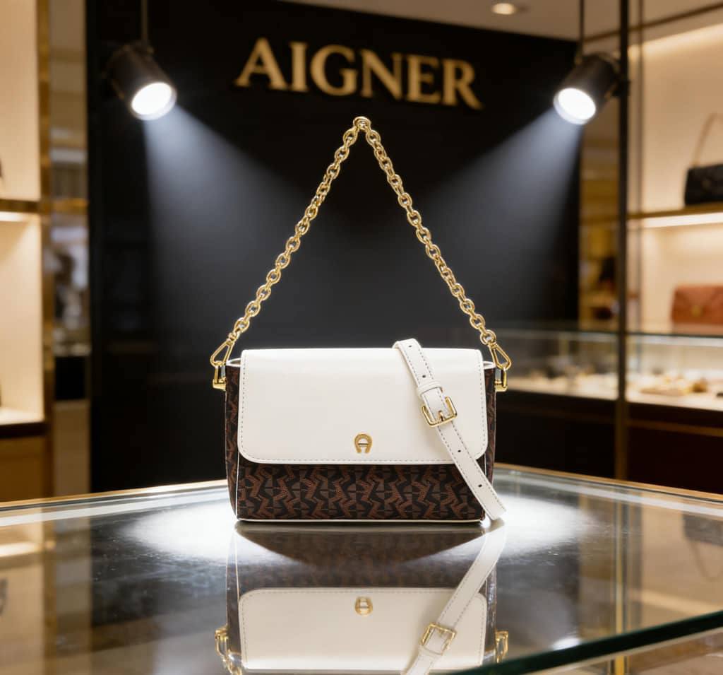Aigner
95 dhs✅
have box🎁

Size:20/15/8

Zain07
♥️♥️♥️