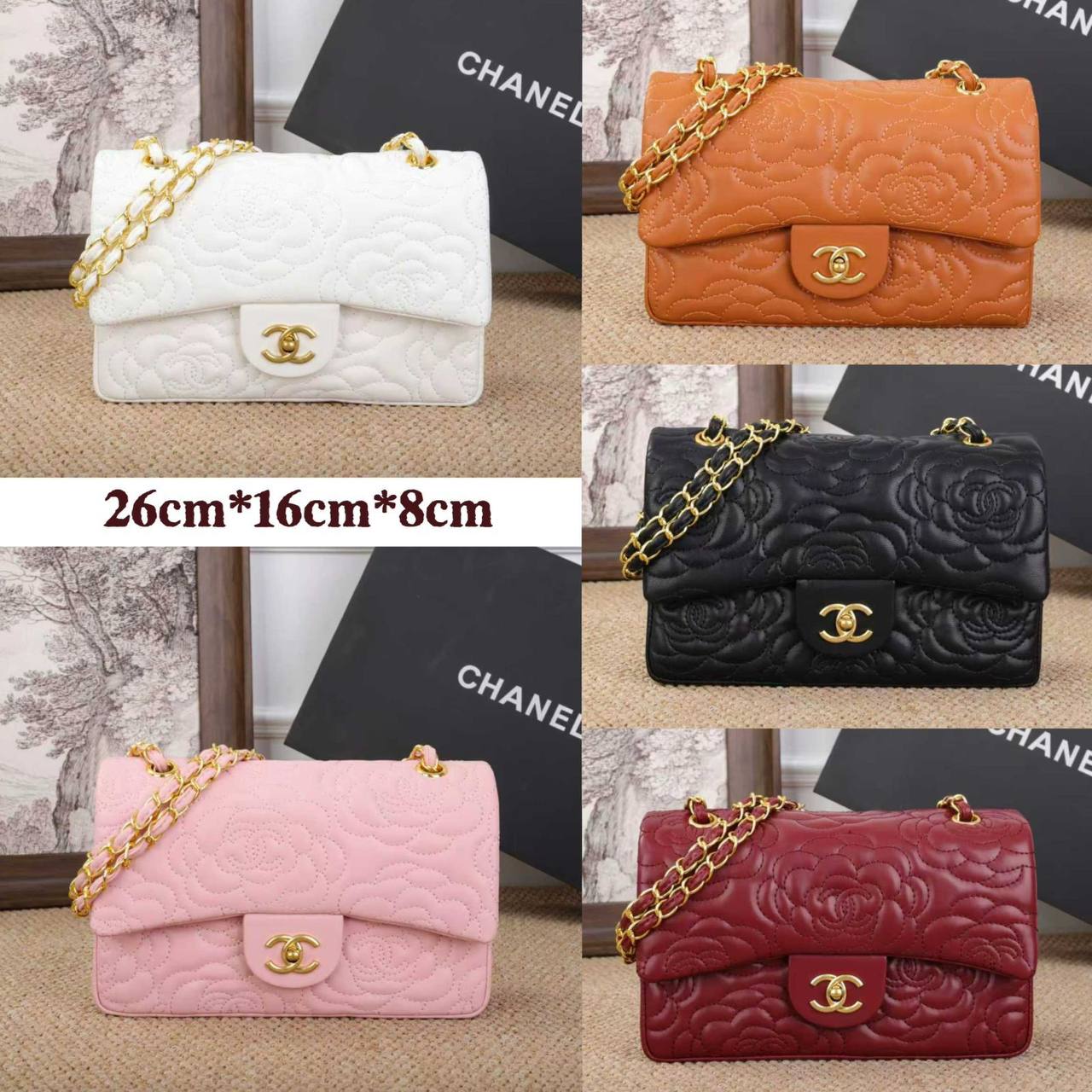 CHANEL

 NEW CAME GOOD QUALITY 
WITH BOX 
🎁🎁🎁

110 dhs💓

Zain39
♥️♥️♥️