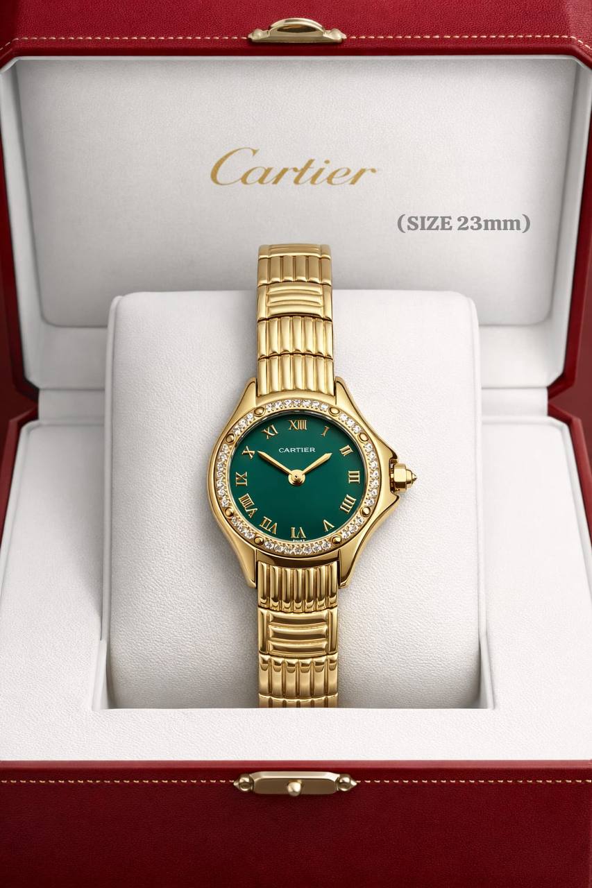 Cartier watch for ladies good quality 
320 dhs💓
 (size 23mm)

Zain59
♥️♥️♥️