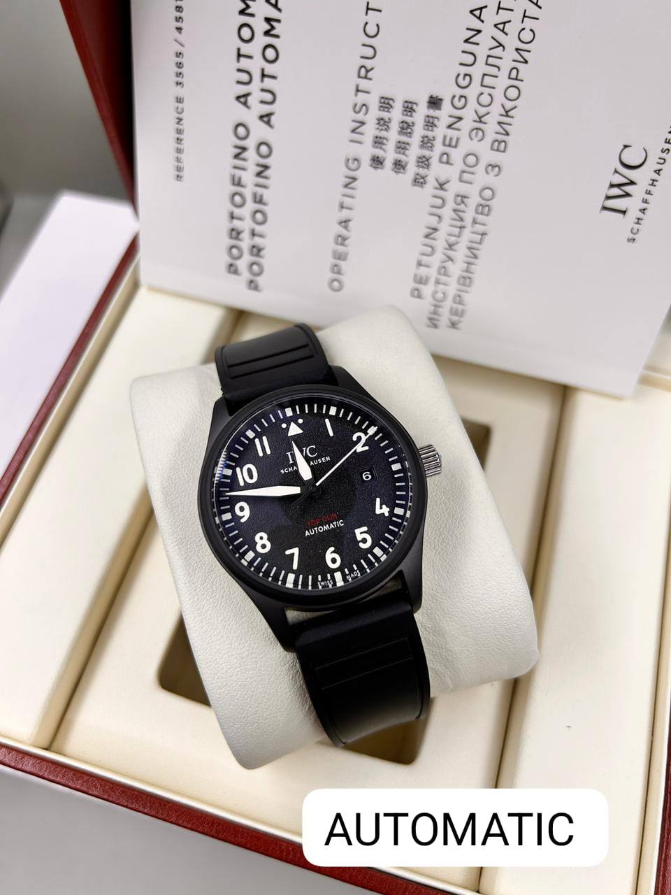 IWC WATCH MEN ⌚️
*AUTOMATIC*
450 dhs❣️
*Good quality*

Zain29
♥️♥️♥️