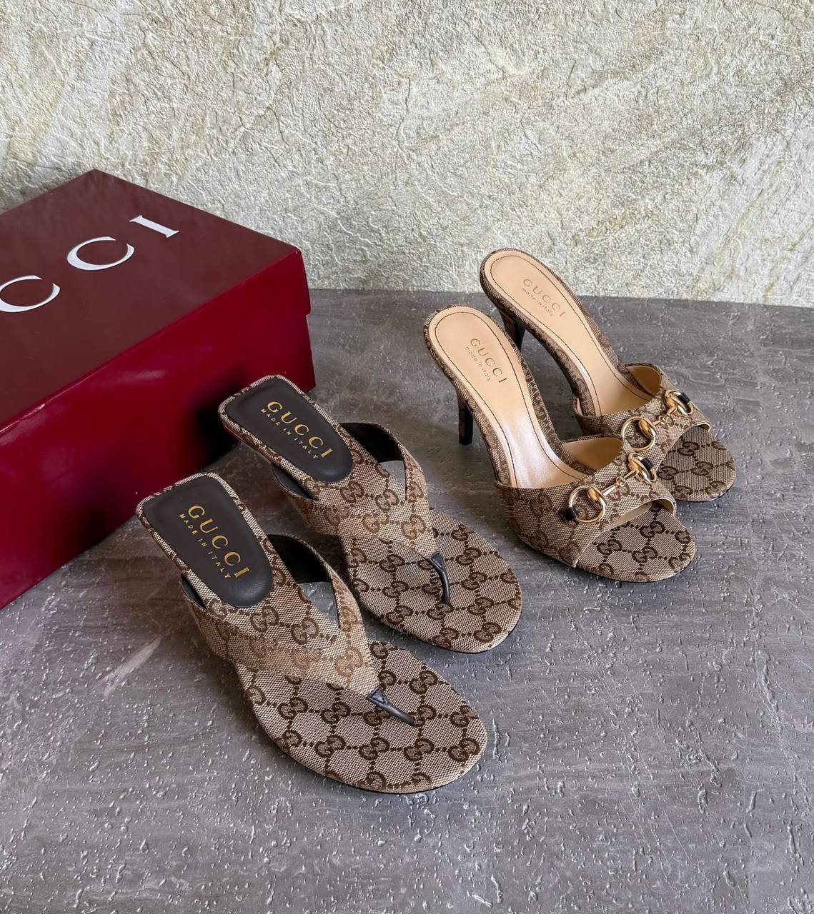 GUCCI 
SuperMaster Quality 💯
550 dhs🇦🇪🇦🇪 only big & high Heel
450 dhs🇦🇪🇦🇪 other 

Size: 36-41💥

Zain171
♥️♥️♥️