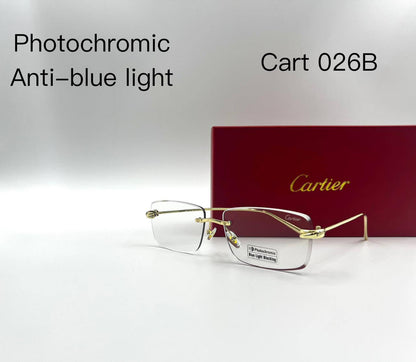 Cartie New💥*
Sunglasses 🕶️ 
Anti-blue light ➕Photochromic 
good quality 💯
With master box 🗃️ 
55 dhs✅

Zain273
♥️♥️♥️