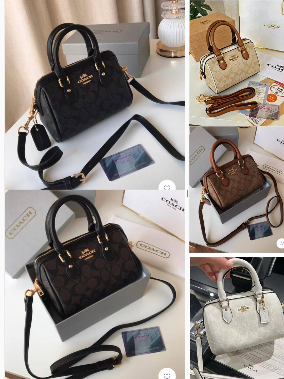 Coach
90 dhs✅
Size：18CM
Good-quality with box

Zain35
♥️♥️♥️