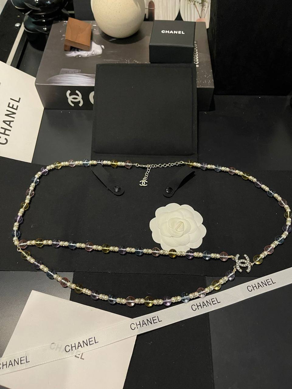 MASTER 
NECKLACE
CHANEL ✨💫
180 DHS👑
WITH MASTER BOX 🎁

250 DHS👑

Zain89
♥️♥️♥️