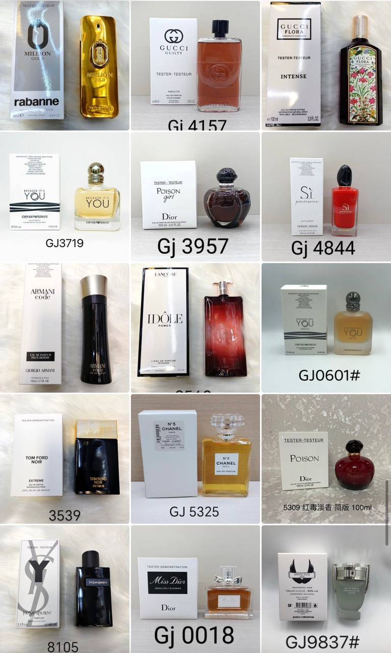 Tester Perfumes
Nice Quality 👌
40 dhs💚

Zain211
❤️❤️❤️