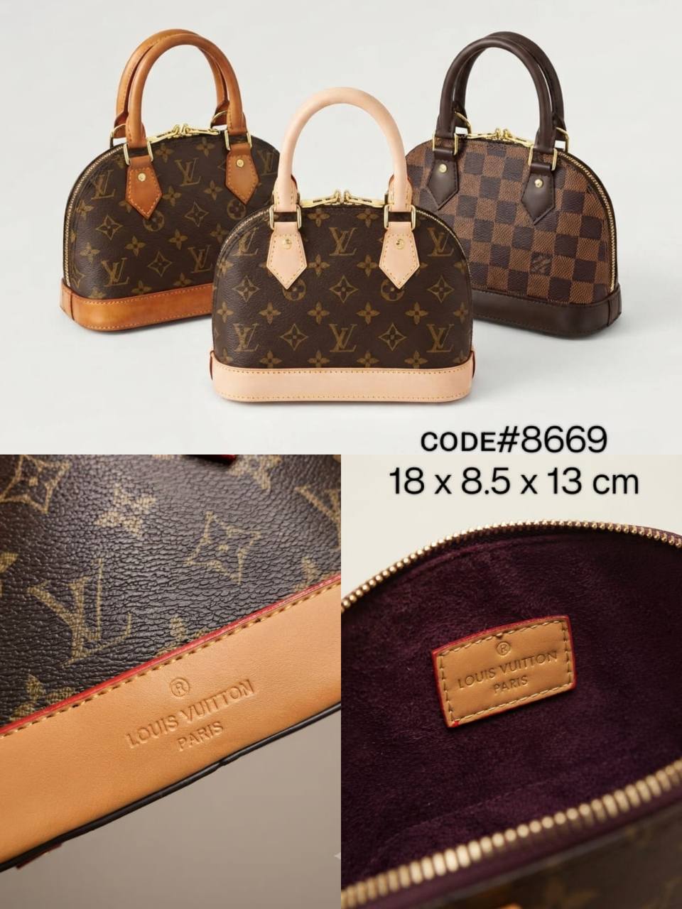 LV
ᴍɪɴɪ ᴀʟᴍᴀ ᴛᴏᴘ ʜᴀɴᴅʟᴇ
ᴡɪᴛʜ ʙᴇʟᴛ sᴛʀᴀᴘ
ɢᴏʟᴅ ʜᴀʀᴅᴡᴀʀᴇ
sɪᴢᴇ : 18 cm
ᴡɪᴛʜ BOX

75 dhs✅

Zain31
♥️♥️♥️