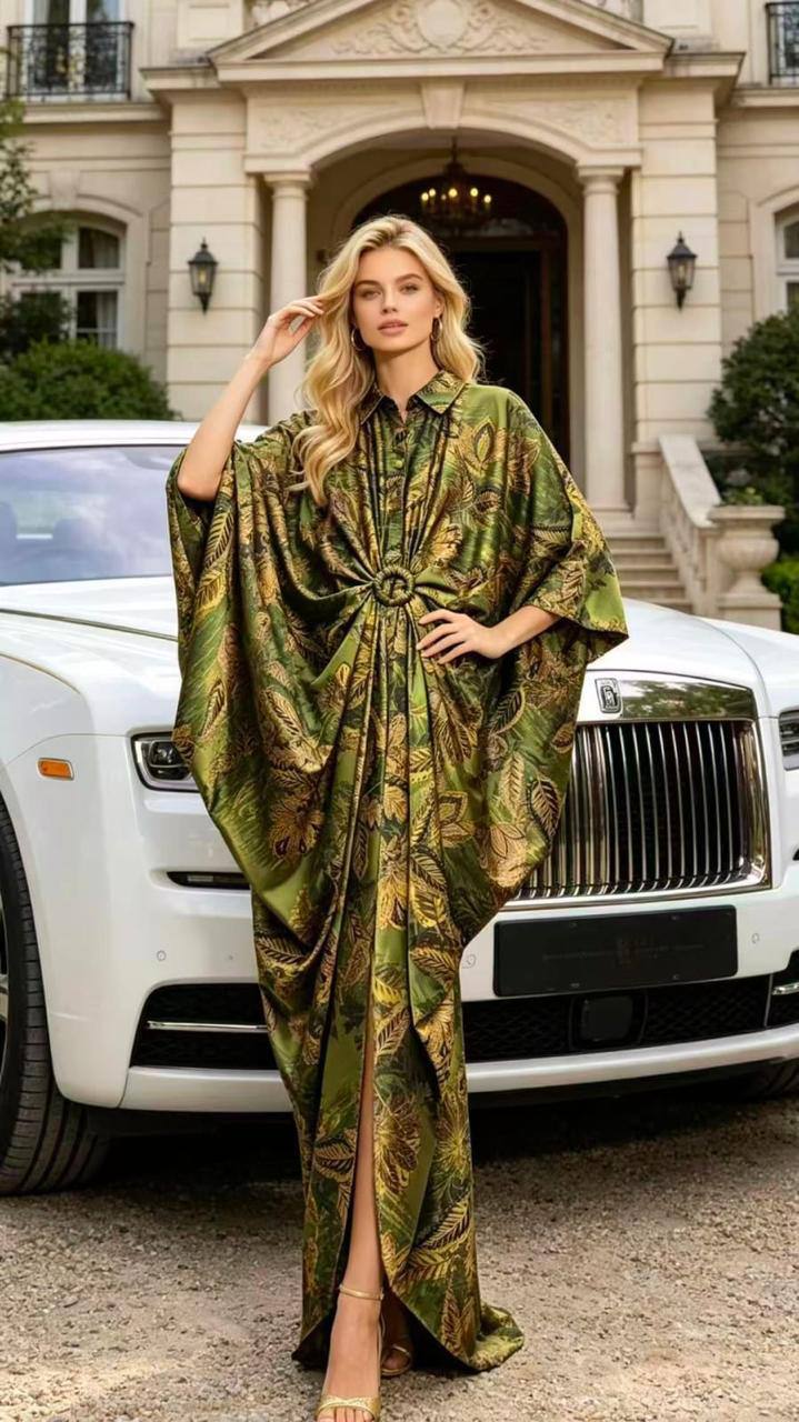 Silk dress free size. 
M—4XL all can wear
130 dhs✅

Zain295
♥️♥️♥️