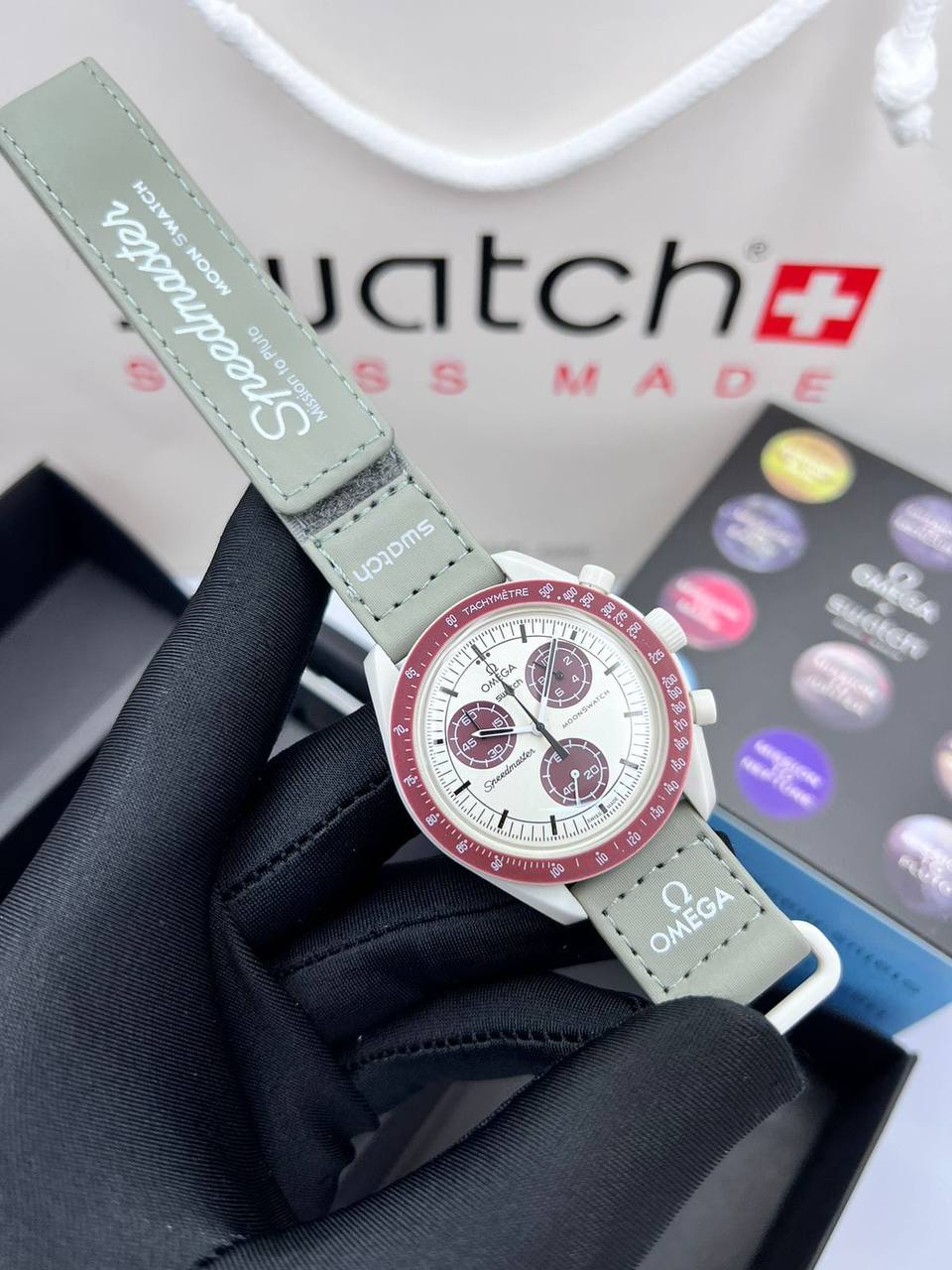 OMEGA SWATCH NEW Copy 1
55 dhs🪙💕* WITHOUT BOX 
75 dhs🪙💕* WITH ORGINAL BOX & BAG
       🌴🌴🌴🌴

Zain58
♥️♥️♥️