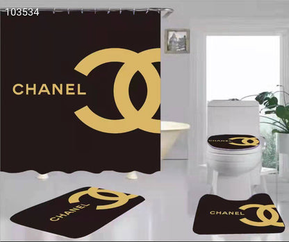 New collection 🔥🔥🔥🔥
Bathroom full set 
 1 Carten size 180*180
3 carpet 
Full set 4pcs 
140 dhs🪙💕

Zain99
♥️♥️♥️