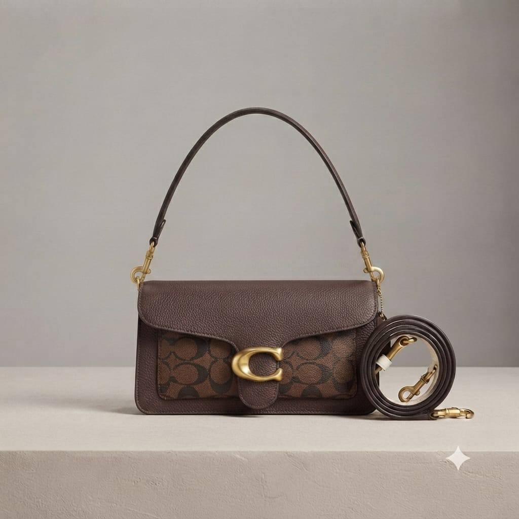 COACH Tabby 25
Gold Hardware
With 2 sizes strap
Gamosa inside
In signature canvass
Size : 25 cm
With BOX

110 dhs🇦🇪🇦🇪

Zain239
♥️♥️♥️