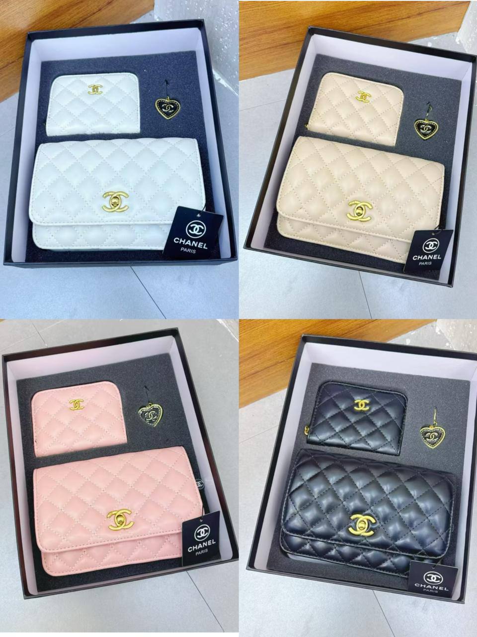 CHANEL
combination
SIZE：19.5cm

90 dhs🪙💕
withbox
🎁🎁🎁

Zain04
♥️♥️♥️
