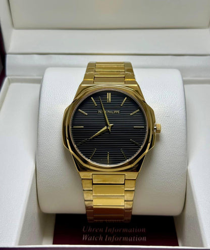 PATEK PHILIPPE SLIM MEN
*GOOD QUALITY*
*WEIGHT LESS CHAIN*
120 dhs🗽
*BATTERY*

Zain29