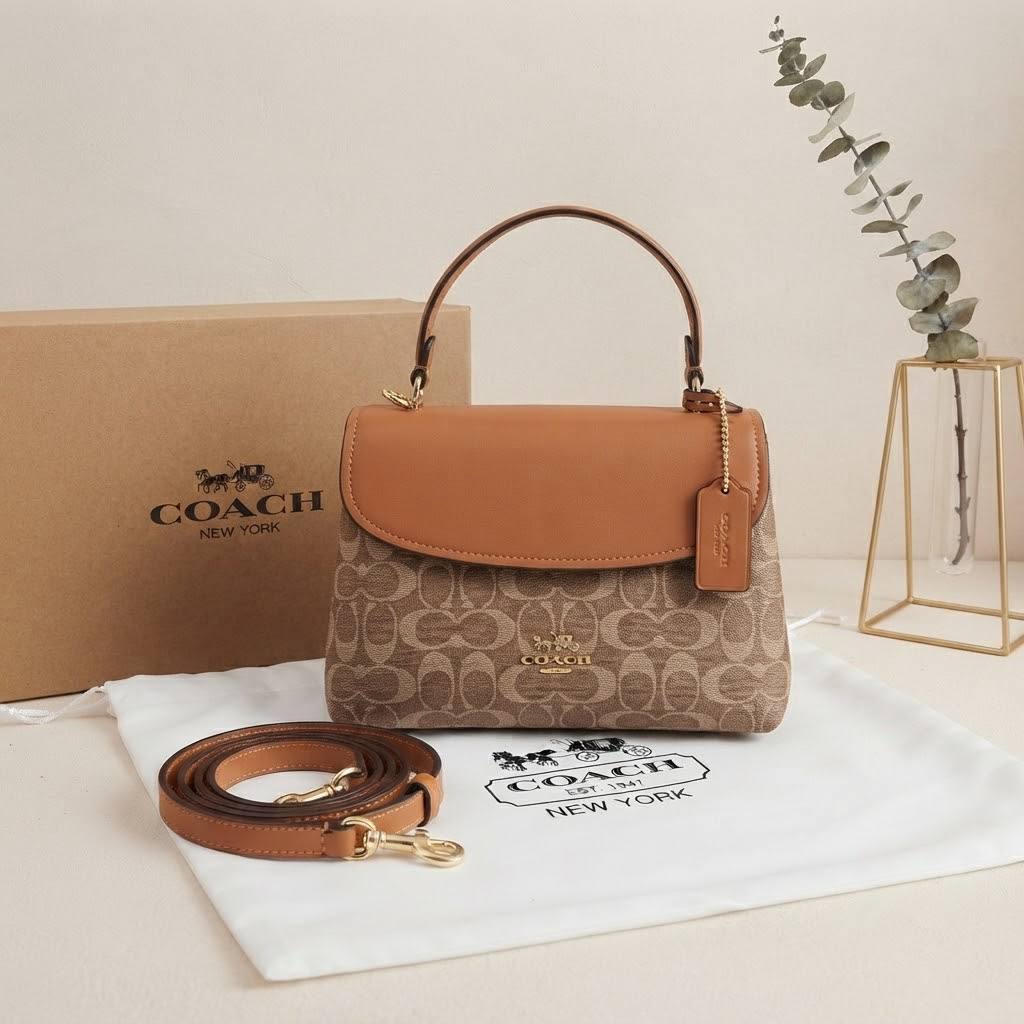 COACH Emory
Top Handle Bag
Signature Chenille &
Leather Grained Material
Gold & silver Hardware
With BOX
Size : 23 cm

100 dhs🇦🇪🇦🇪

Zain239
♥️♥️♥️