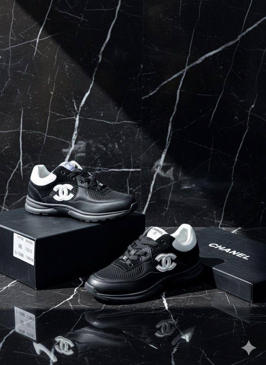 𝗖𝗛𝗔𝗡𝗘𝗟 𝗦𝗛𝗢𝗘𝗦
💯high quality
Size 36-37-38-39-40-41
150 dhs❤️

Zain86
♥️♥️♥️