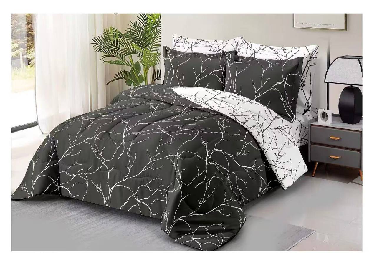 New collection 🌹🌹🌹
Give you best life 💥💥💥
Comfort set 
King size comfort 6pcs set 
1 comfort 
1 bedsheets 
4 pillowcases 
6pcs set 
115 dhs💓

Zain99
♥️♥️♥️
