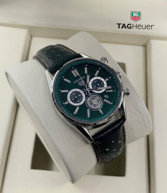Tag heaur Men
*Chronograph working*
120 dhs🌺
*Battery*

Zain29
♥️♥️♥️