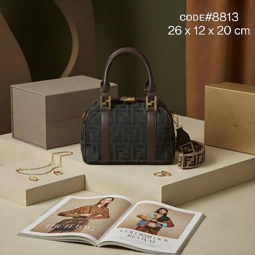 Fendi ʙᴏsᴛᴏɴ ʙᴀɢ
FF ᴊᴀᴄǫᴜᴀʀᴅ ғᴀʙʀɪᴄ
ᴡɪᴛʜ ʟᴏɴɢ ᴛʀɪᴍ ʙᴇʟᴛ sᴛʀᴀᴘ
sɪᴢᴇ : 26 cm

85 dhs✅

Zain31
♥️♥️♥️