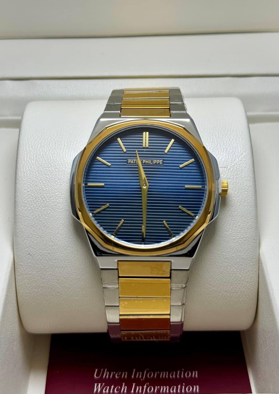 PATEK PHILIPPE SLIM MEN
*GOOD QUALITY*
*WEIGHT LESS CHAIN*
120 dhs🗽
*BATTERY*

Zain29