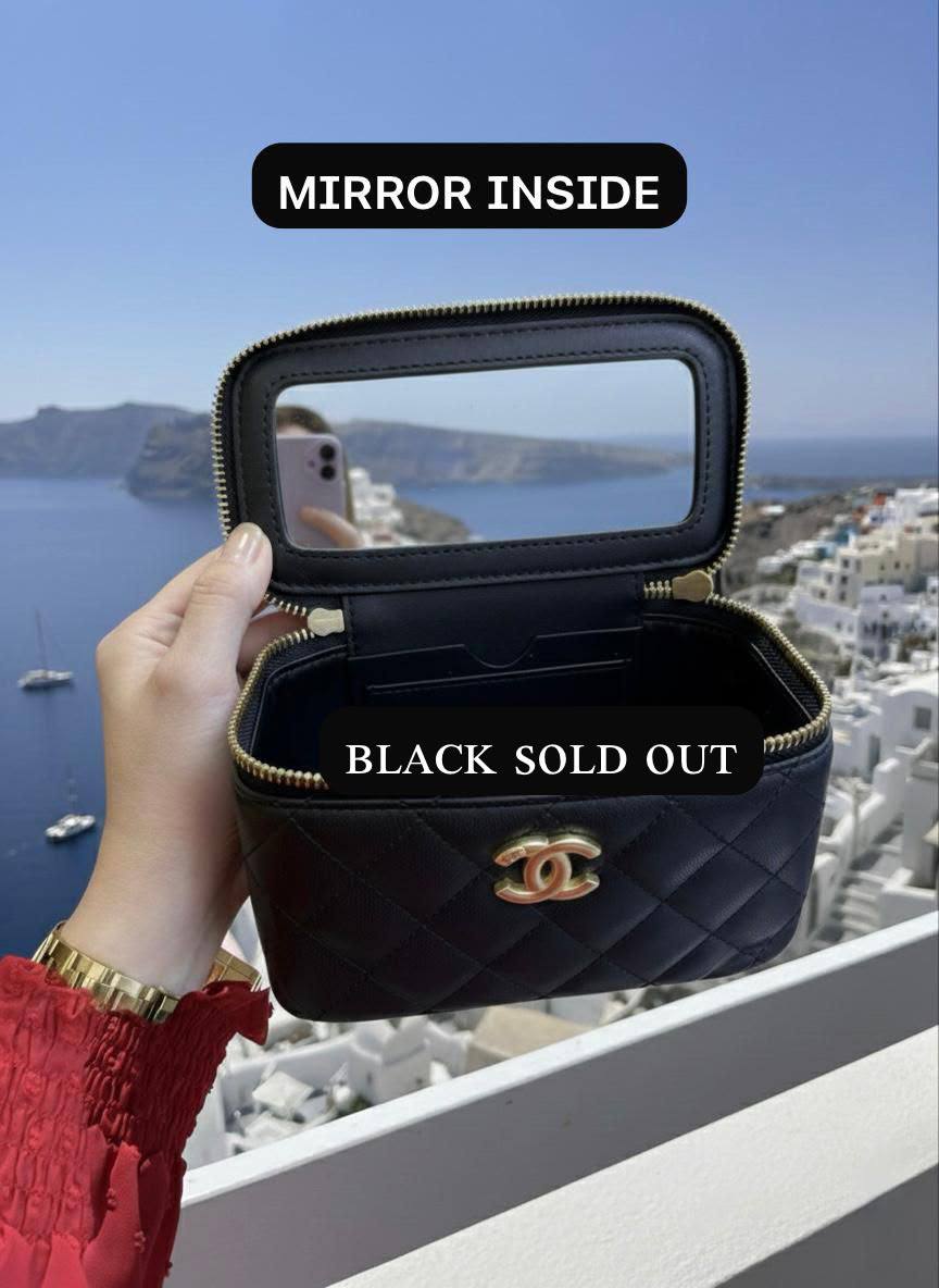 Chanel ᴠᴀɴɪᴛʏ ᴄᴀsᴇ
ᴍɪʀʀᴏʀ ɪɴsɪᴅᴇ
ᴡɪᴛʜʙᴏx
🎁🎁🎁

ʟᴀᴍʙsᴋɪɴ
sɪᴢᴇ:𝟏𝟕ᴄᴍ
100 dhs✅

Zain56
♥️♥️♥️