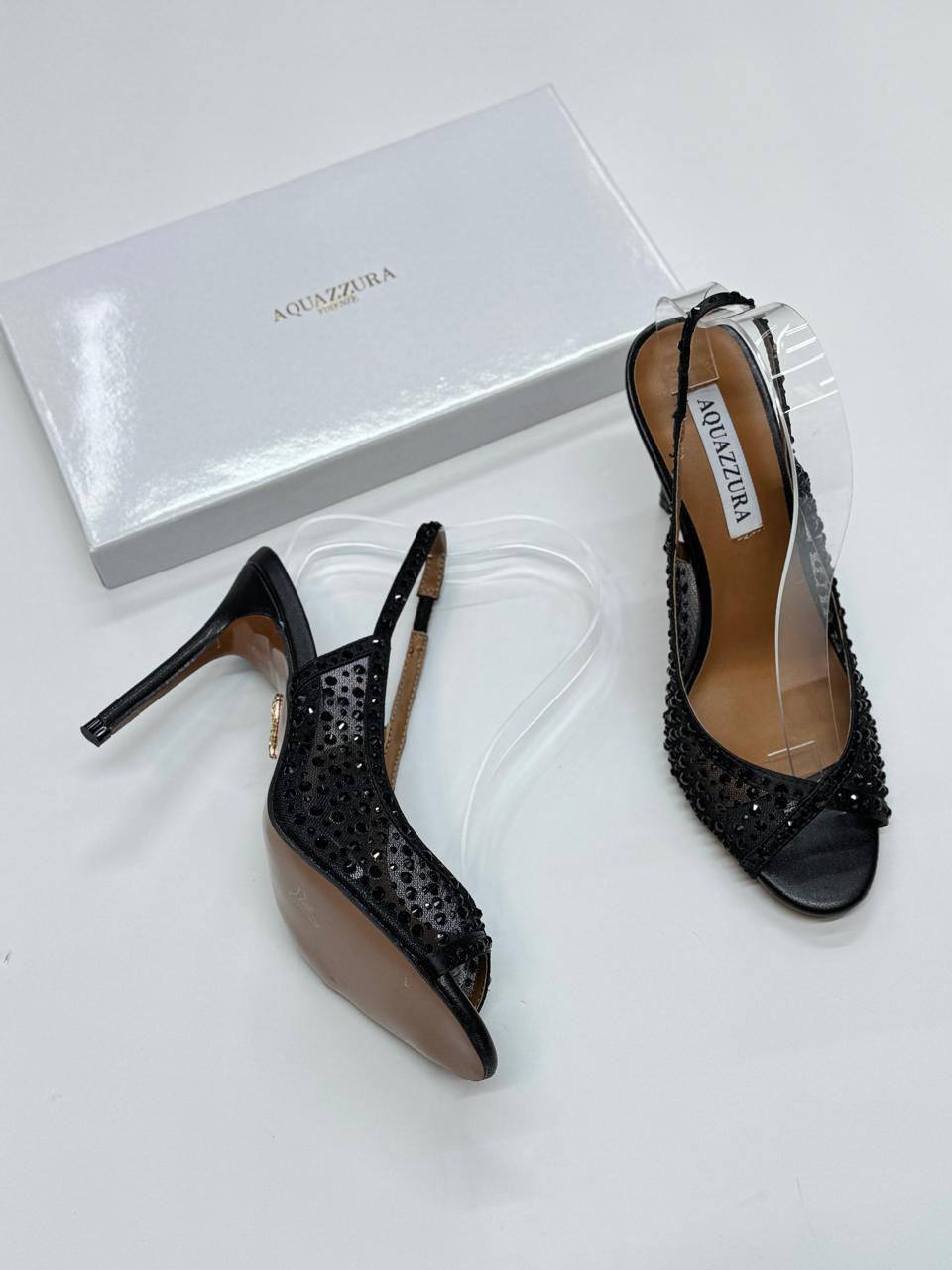 Aquazzura 
💯high quality
Size 36-37-38-39-40-41

130 dhs✅

Zain21
♥️♥️♥️