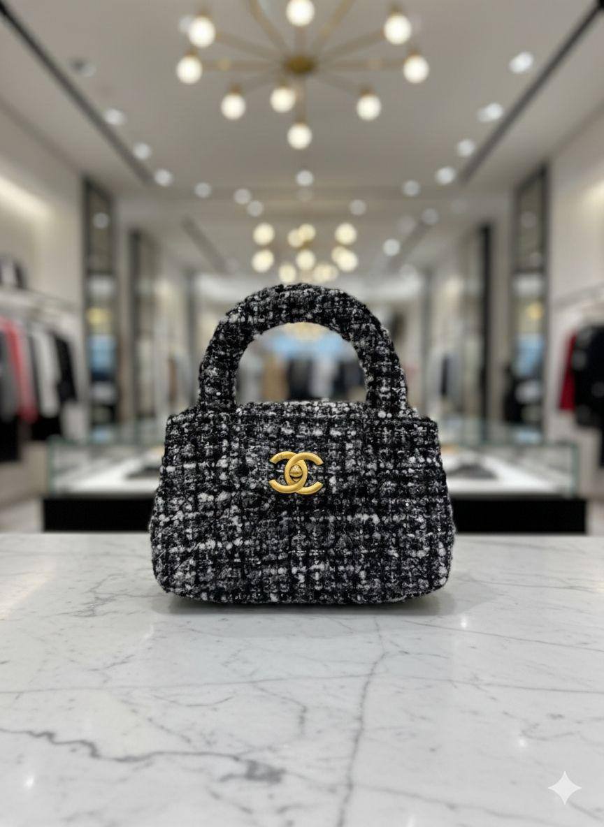 ᴄʜᴀɴᴇʟ ᴋɪʟʟʏ ʜᴀɴᴅʙᴀɢ 
 ɢᴏʟᴅ ʜᴀʀᴅᴡᴀʀᴇ

 ᴡɪᴛʜʙᴏx 
🎁🎁🎁

ϙᴜᴀʟɪᴛʏ:ʟᴇᴀᴛʜᴇʀ canvas
sɪᴢᴇ:23ᴄᴍ 
75 dhs🪙🌨️

Zain56
♥️♥️♥️