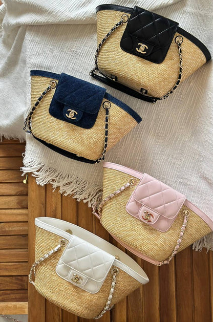 Chanel Raffia Beach Tote🏝️
*Available All Colors🥞*
*VIP Quality❗️*
For Price 👇 WhatsApp✅
0568585901 
0507557372
0552275751 Owner Zain 👌

Zain317
♥️♥️♥️
