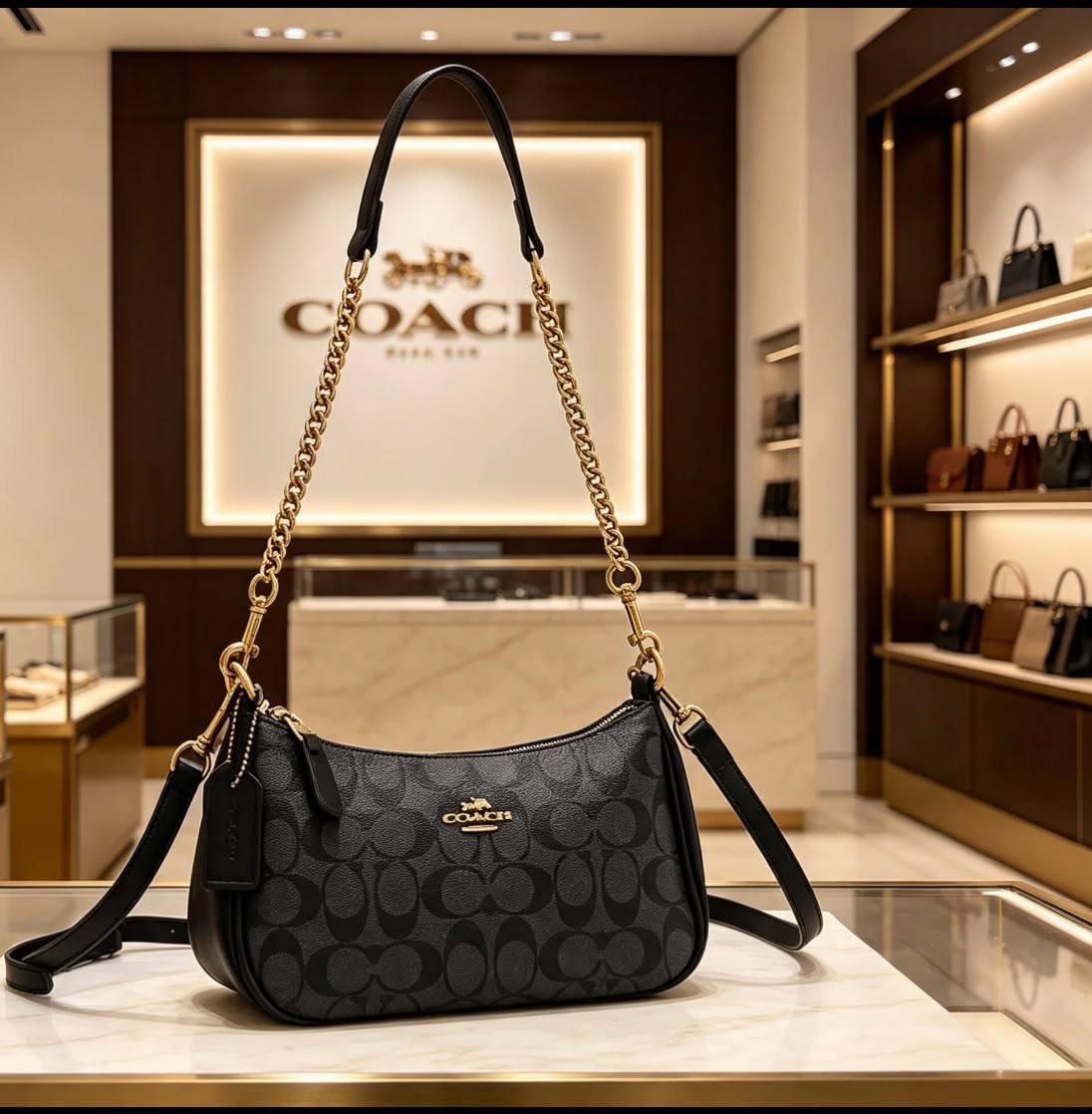Coach
95 dhs🇦🇪🇦🇪
Size:24*8*15.5

Zain07
♥️♥️♥️