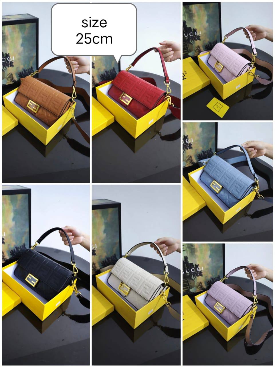 Fendi
110 dhs🇦🇪🇦🇪
with box
size 25cm
High quality

Zain26
♥️♥️♥️