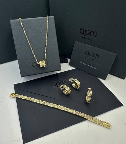 APM SET 💫✨
NECKLACE
BRACELET
EARRINGS
RING
230 DHS🇦🇪🇦🇪
WITH BOX AND PAPER BAG🎁🛍️

Zain89
♥️♥️♥️