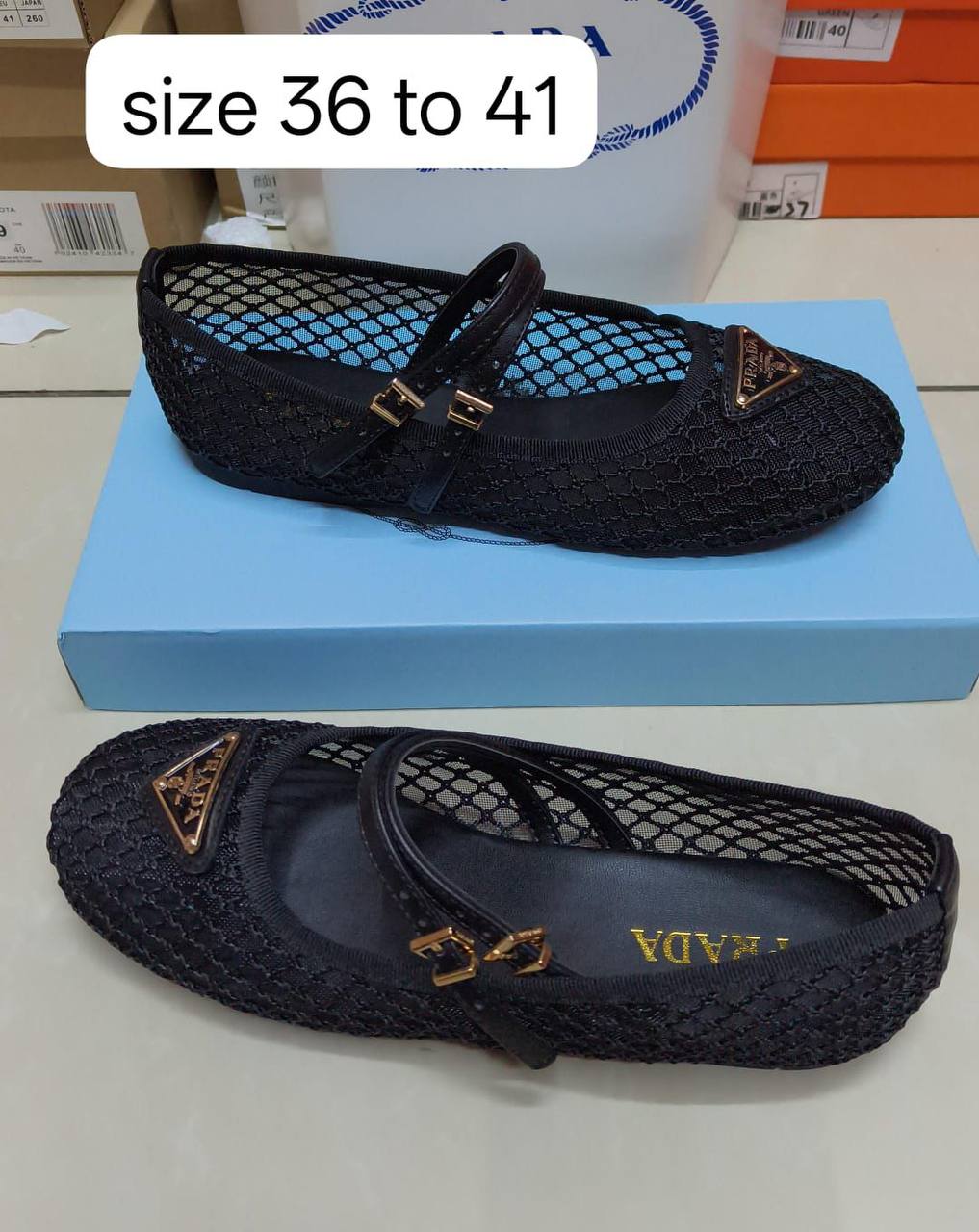 Prada

Size 36 to 41

110 dhs💓

Zain146
♥️♥️♥️