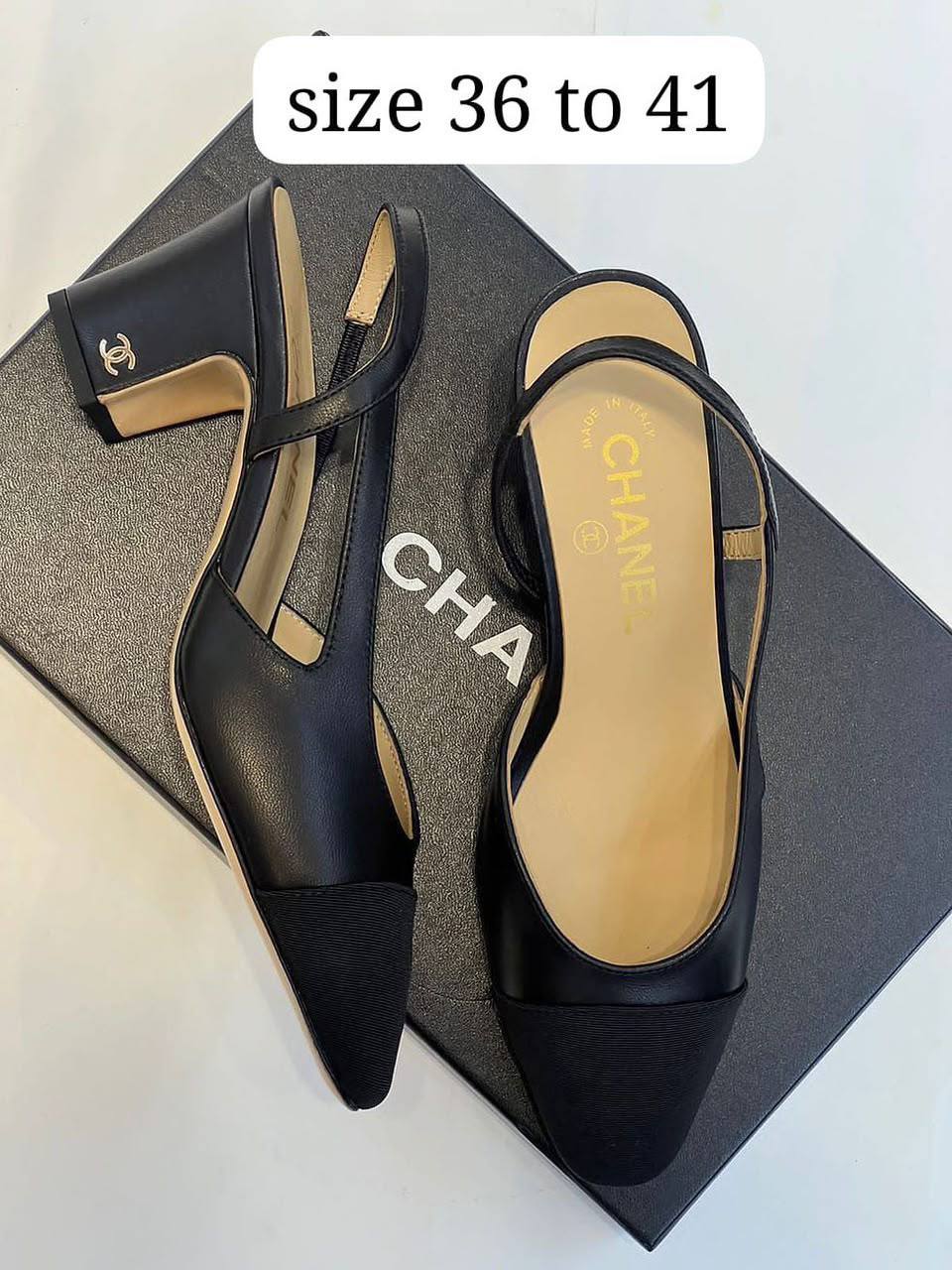 Chanel 

Size 36 to 41

110 dhs🇦🇪🇦🇪

Zain103
♥️♥️♥️
