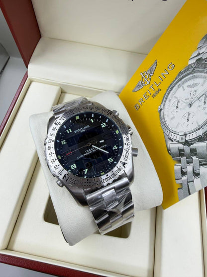 Brietling Men
*Good quality*
*Dual-time*
*Battery*
410 dhs✅

Zain29
♥️♥️♥️