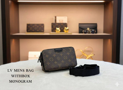 LV ᴍᴇɴs ʙᴀɢs 
ᴄʀᴏssʙᴏᴅʏ ʙᴀɢ
ᴅᴏᴜʙʟᴇ ᴢɪᴘᴘᴇʀ 
ᴡɪᴛʜʙᴏx
🎁🎁🎁

ʟᴇᴀᴛʜᴇʀ 
sɪᴢᴇ:19ᴄᴍ
90 dhs✅

Zain56
♥️♥️♥️