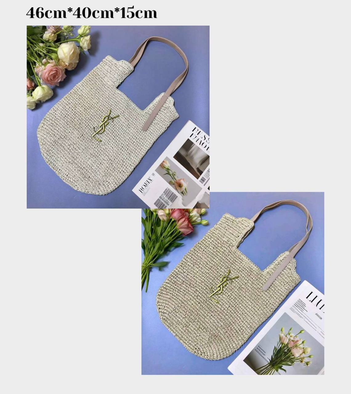 Beach bag 
good quality 
110 dhs✅

Zain39
♥️♥️♥️