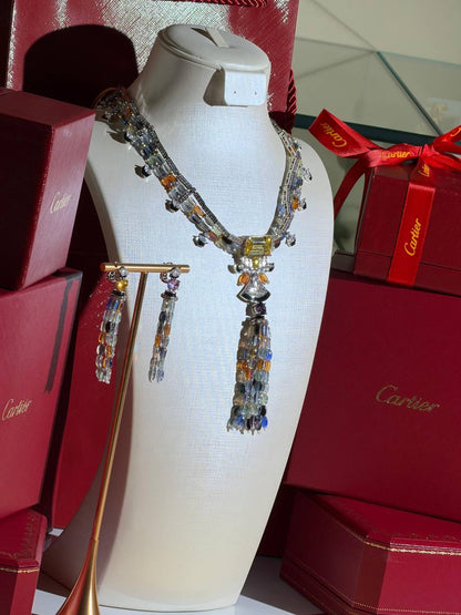 *Cartier Masterpiece*
  
(High Jewelry Collection 😍  )

Quality: Super Master 
Non -Tarnish color

* ⁠Necklace 
* ⁠Earring
For Price 👇 WTSP Text Zain 0568585901

Zain268
♥️♥️♥️