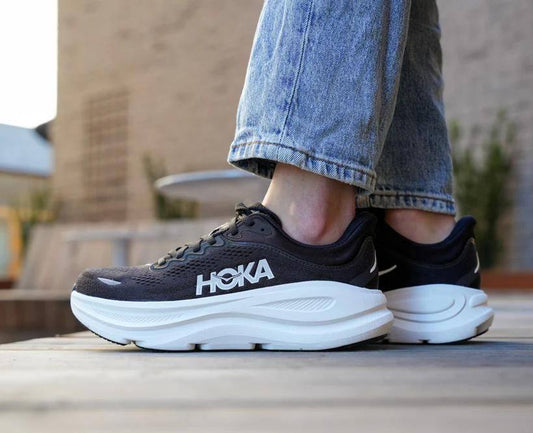 Hoka One One Bondi 9 Black White ，
Size 36-45 ，
230 dhs✅

Zain18
♥️♥️♥️