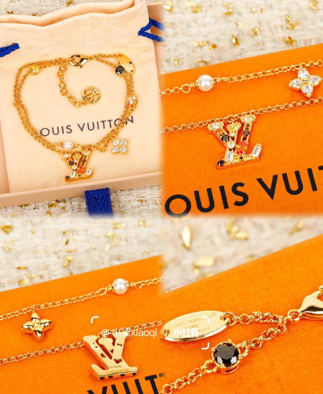 Louis Vuitton ❤️‍🔥
Necklace 💥
Bracelet 💥
Earring ❣️
Master quality 💯
With normal boxes 📦 
120 dhs🪙💕
With master box 🗃️ 
130 dhs🪙💕

Zain216
♥️♥️♥️