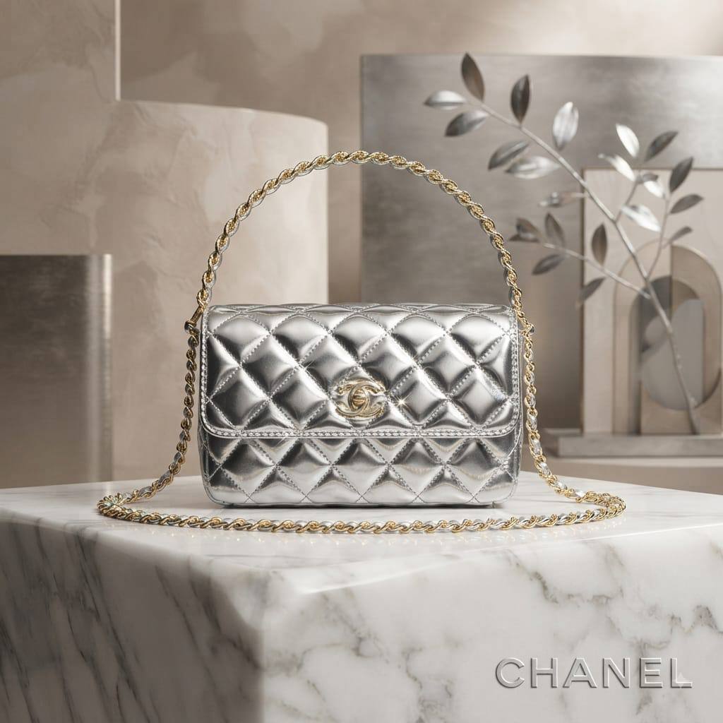 CHANEL Top Handle
Flap shoulder bag
Patent & Lambskin leather
Gold Hardware
With BOX
size : 19 cm

120 dhs🇦🇪🇦🇪

Zain239
♥️♥️♥️