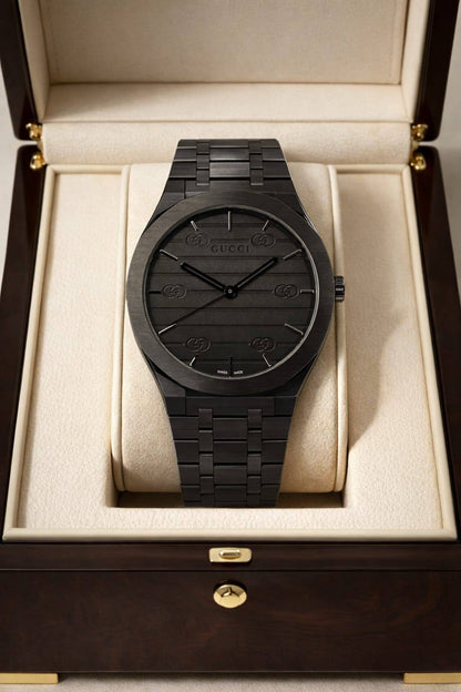 Gucci watch for men 
good quality 
230 dhs❣️

Zain59
♥️♥️♥️