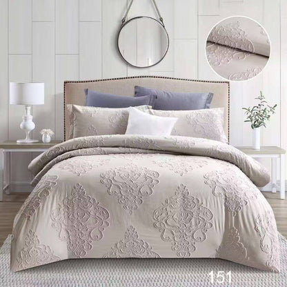 New collection 💥💥💥
Normal 
Embroidered 
Comfort set 
King size comfort 6pcs set 
140 dhs❣️

Zain99
♥️♥️♥️