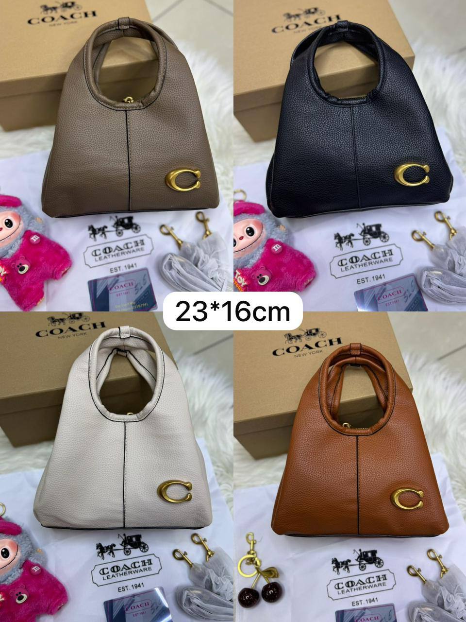 ❤️ Coach Lana
1⃣️ First quality +🎁
Size: 23 *16 cm
90 dhs🪙🌨️
with box🎁

Zain115
♥️♥️♥️