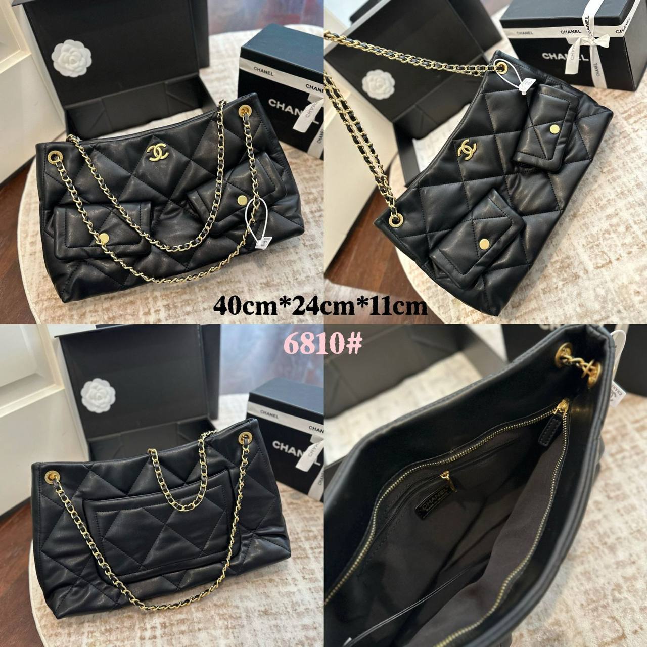 CHANEL 
NEW CAME NEW CAME 
GOOD QUALITY 
100 dhs✅
Size:40cm

Zain39
♥️♥️♥️
