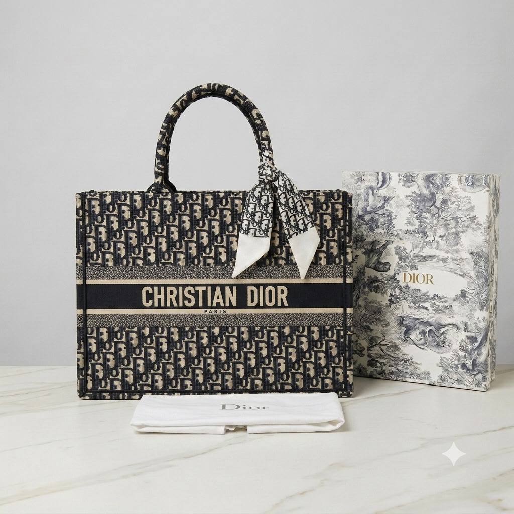 CHRISTIAN DIOR
Booktote Shopper Bag
Oblique and Tiger Design
With BOX
Size: 41 cm

120 dhs🇦🇪🇦🇪

Zain239
♥️♥️♥️