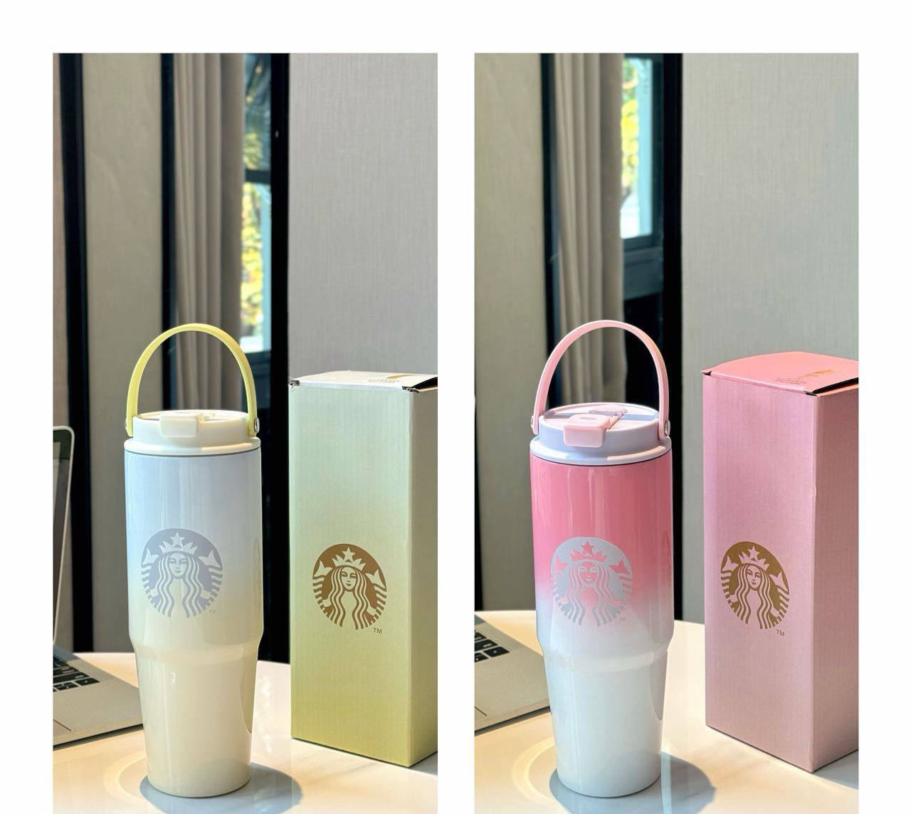 STARBUCKS ⭐️*
Bottle 🍾
Master quality 💯
With boxes 📦 
55 dhs✅

Zain216
♥️♥️♥️