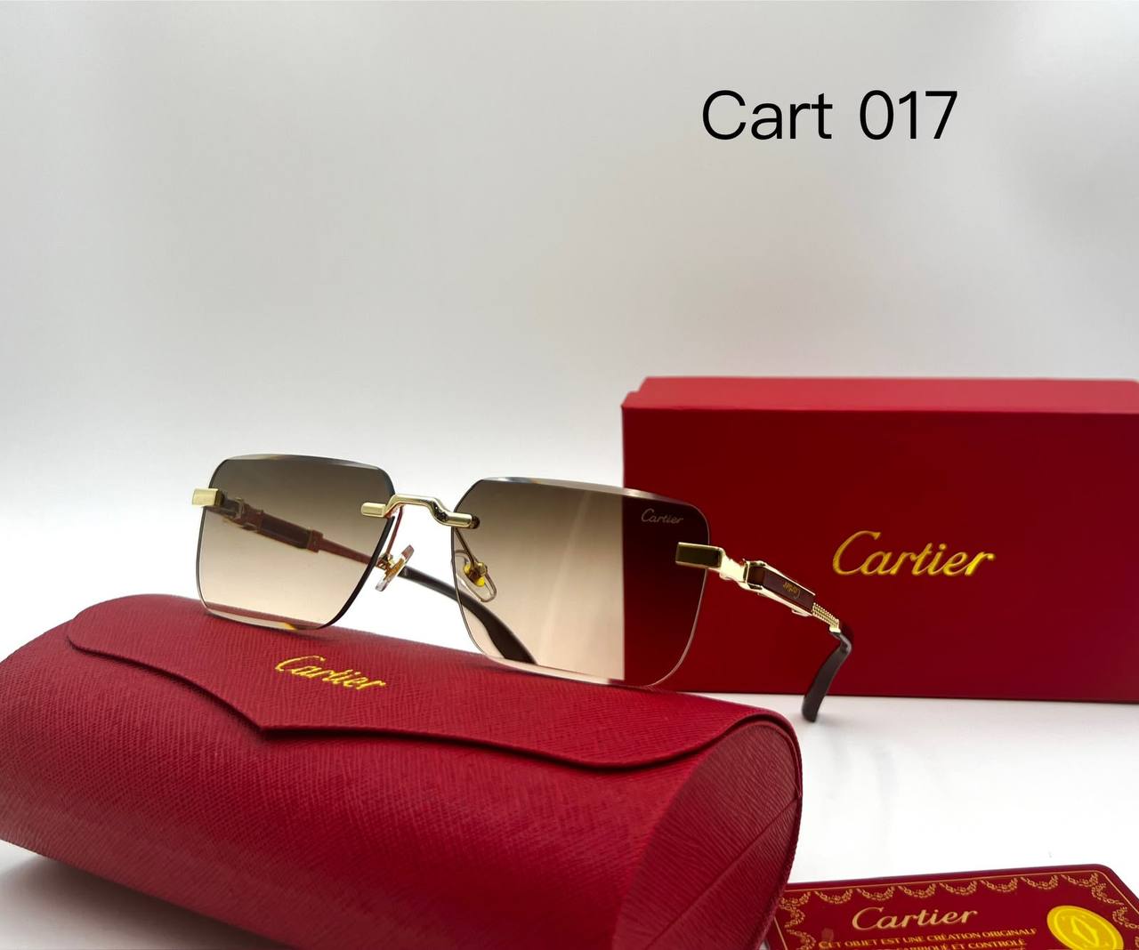 Cartier 
Sunglasses 🕶️ 
good quality 💯
With master box 🗃️ 
50 dhs🇦🇪🇦🇪

Zain273
♥️♥️♥️