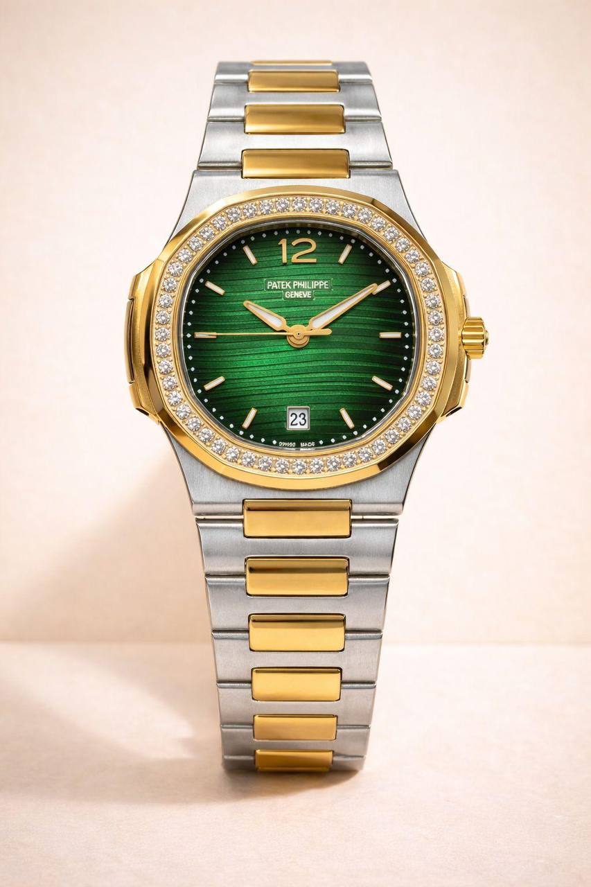 Patek Philippe 
watch for ladies good quality 
260 dhs✅
❤️ (size 31mm)

Zain59
♥️♥️♥️