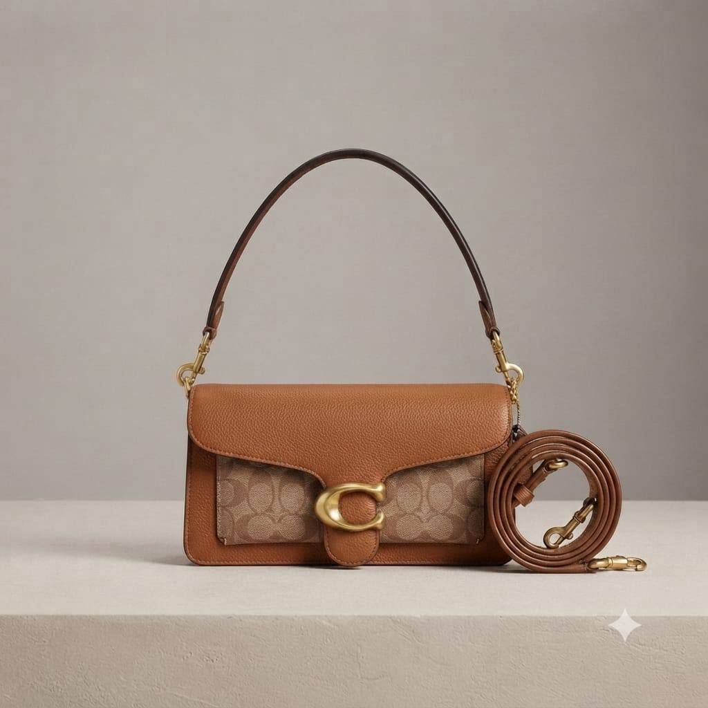 COACH Tabby 25
Gold Hardware
With 2 sizes strap
Gamosa inside
In signature canvass
Size : 25 cm
With BOX

110 dhs🇦🇪🇦🇪

Zain239
♥️♥️♥️