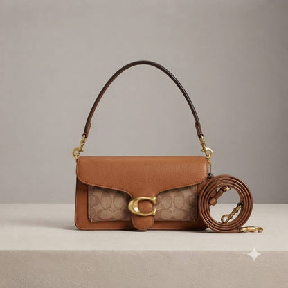 COACH Tabby 25
Gold Hardware
With 2 sizes strap
Gamosa inside
In signature canvass
Size : 25 cm
With BOX

110 dhs🇦🇪🇦🇪

Zain239
♥️♥️♥️