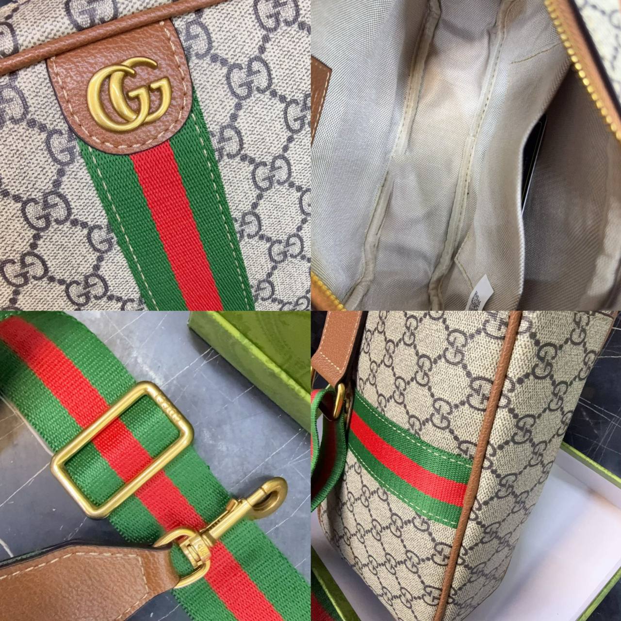 Gucci
✨✨NEW ✨✨
90 dhs🪙🌨️

with box
🎁🎁🎁

Zain38
♥️♥️♥️